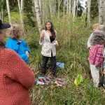Sheila teaching us about alder medicine