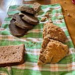 A variety of organic home-made breads