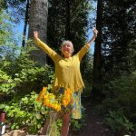Superstar Maddy and sunflowers